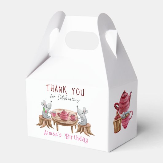 2つの紙用お茶Faver Box、Gaball 4x2.5x5 フェイバーボックス (裏面サイド)