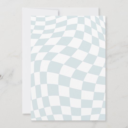 2つの素晴らしいモダンサーフボード2nd誕生日パーティー 招待状 (裏面)