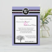 2つの結婚式と披露宴の招待状 招待状 (スタンド正面)