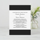 2つの結婚式招待状テンプレート 招待状 (スタンド正面)