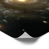 2つの緩和曲線銀河系の衝突ポスター ポスター (角)