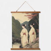 2つの美しいが入り江で 吊り下げ型タペストリー (正面)