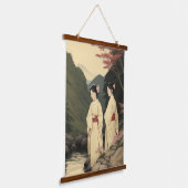 2つの美しいが入り江で 吊り下げ型タペストリー (傾斜あり)