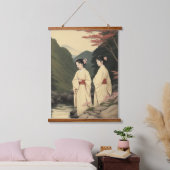 2つの美しいが入り江で 吊り下げ型タペストリー (寝室)