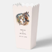 2つの美しい馬ウェスタンボホ結婚ズ フェイバーボックス (裏面)