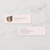 2つの美しい馬ウェスタンボホ スキニー名刺 (正面/裏面)