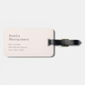 2つの美しい馬ウェスタンボホ ラゲッジタグ (裏面横)