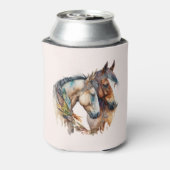 2つの美しい馬ウェスタンボホ 缶クーラー (缶裏面)
