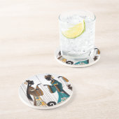 2つの美しい コースター (側面)