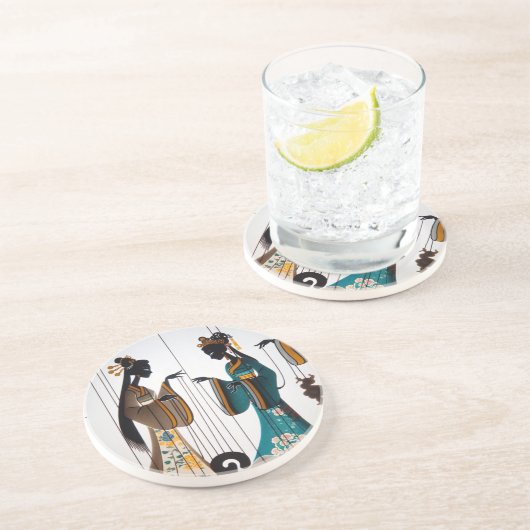 2つの美しい コースター (側面)