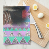 2つの羽 キッチンタオル (四つ折り)