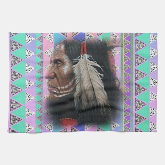 2つの羽 キッチンタオル (横)