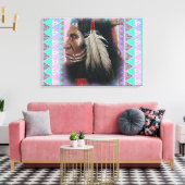 2つの羽 キャンバスプリント (インサイチュ (リビング))