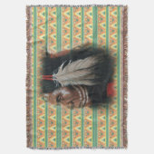 2つの羽 スローブランケット (正面縦)