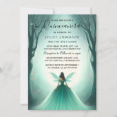 2つの自然ツリーウィッチエンチャントフォレストキンセアニェラ 招待状 (正面)