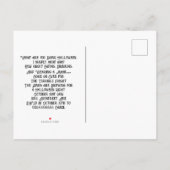 2つの良い服を着たゴブリンハローウィンパーティ インビテーションポストカード (裏面)