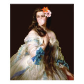 2つの花を持つバブルガムディーバ フォトプリント            (正面)