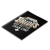 2つの花嫁は1つのレズビアンよりも優結婚れている ノートブック (左側)