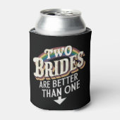 2つの花嫁は1つのレズビアンよりも優結婚れている 缶クーラー (缶正面)