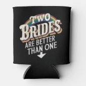 2つの花嫁は1つのレズビアンよりも優結婚れている 缶クーラー (正面)