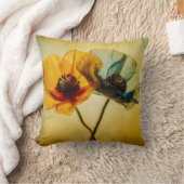 2つの花 クッション (ブランケット)