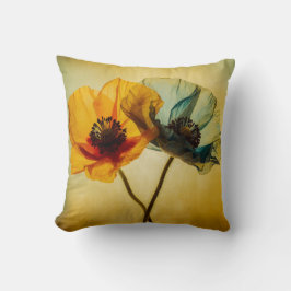 2つの花 クッション