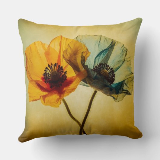 2つの花 クッション (裏面)