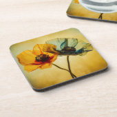 2つの花 コースター (左側)