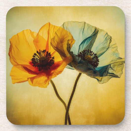 2つの花 コースター (正面)