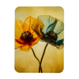 2つの花 マグネット