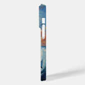 2つの芸術的ジャンピングドルフィンズサンセット海 Case-Mate iPhoneケース (裏面 / 左)