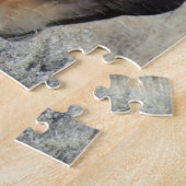 2つの茶色の野生の馬のヌズリング ジグソーパズル (側面)