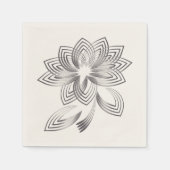 2つの落ちた花びら スタンダードカクテルナプキン (正面)