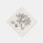 2つの落ちた花びら スタンダードカクテルナプキン (角)