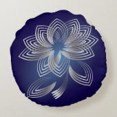 2つの落ちた花びら ラウンドクッション (裏面)