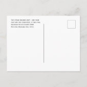 2つの蒸気エンジン、東は西に会う、ゴールデンスパイク ポストカード (裏面)