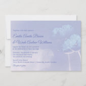 2つの蓮の花と一緒に楽しく蓮結婚の© 招待状 (正面)