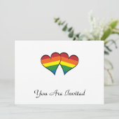 2つの虹のハート 招待状 (スタンド正面)