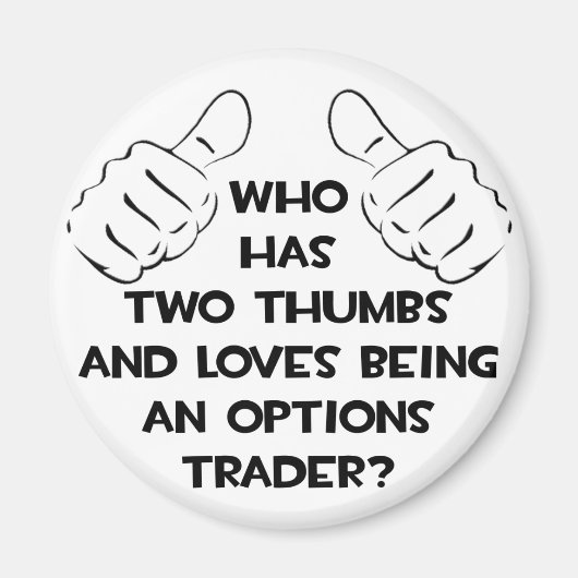 2つの親指…オプショントレーダー マグネット (正面)