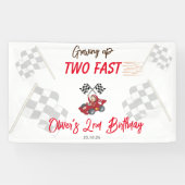 2つの誕生日の高速バナー 横断幕 (横)