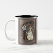 2つの調子のマグ(2つのより多くの週だけ) ツートーンマグカップ (左)