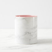 2つの調子の最小主義の大理石のマグ ツートーンマグカップ (中央)