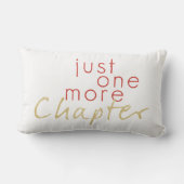 2つの調子の金ゴールドの輝きちょうど1つのより多くの章の枕 ランバークッション (裏面)