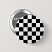 2つの調子のSkaチェック模様のボタン 缶バッジ (正面&裏面)