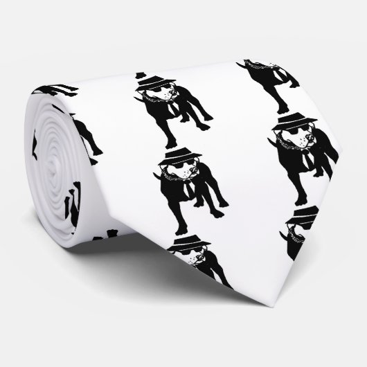 2つの調子のSka犬 ネクタイ (ロール)
