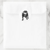 2つの調子のSka犬 ラウンドシール (バッグ)