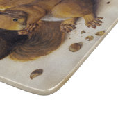 2つの赤いリス（Albrecht Durer著） カッティングボード (角)