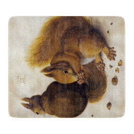 2つの赤いリス（Albrecht Durer著） カッティングボード