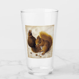 2つの赤いリス（Albrecht Durer著） タンブラーグラス
