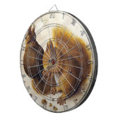 2つの赤いリス（Albrecht Durer著） ダーツボード (正面右)